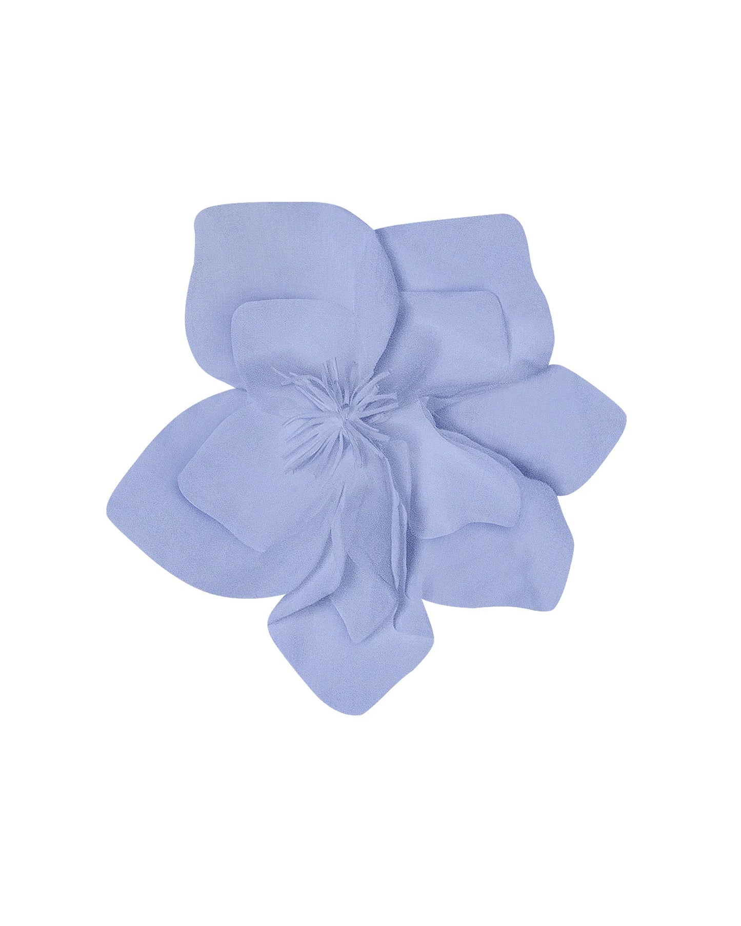 FLOWER BROOCH ( WHITE & BLUE COLOURS )