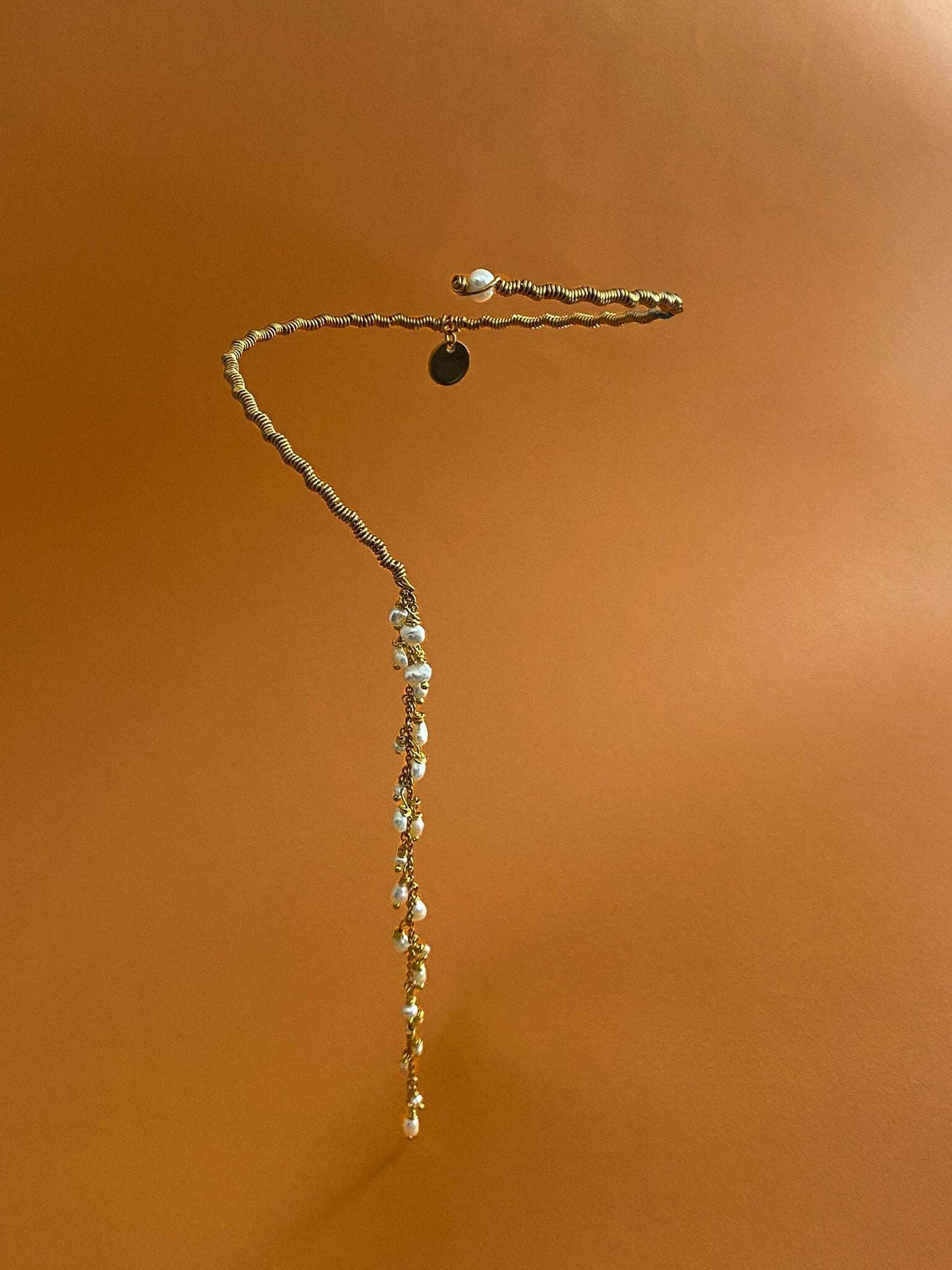 “GRAPE” CHOKER WITH PEARLS