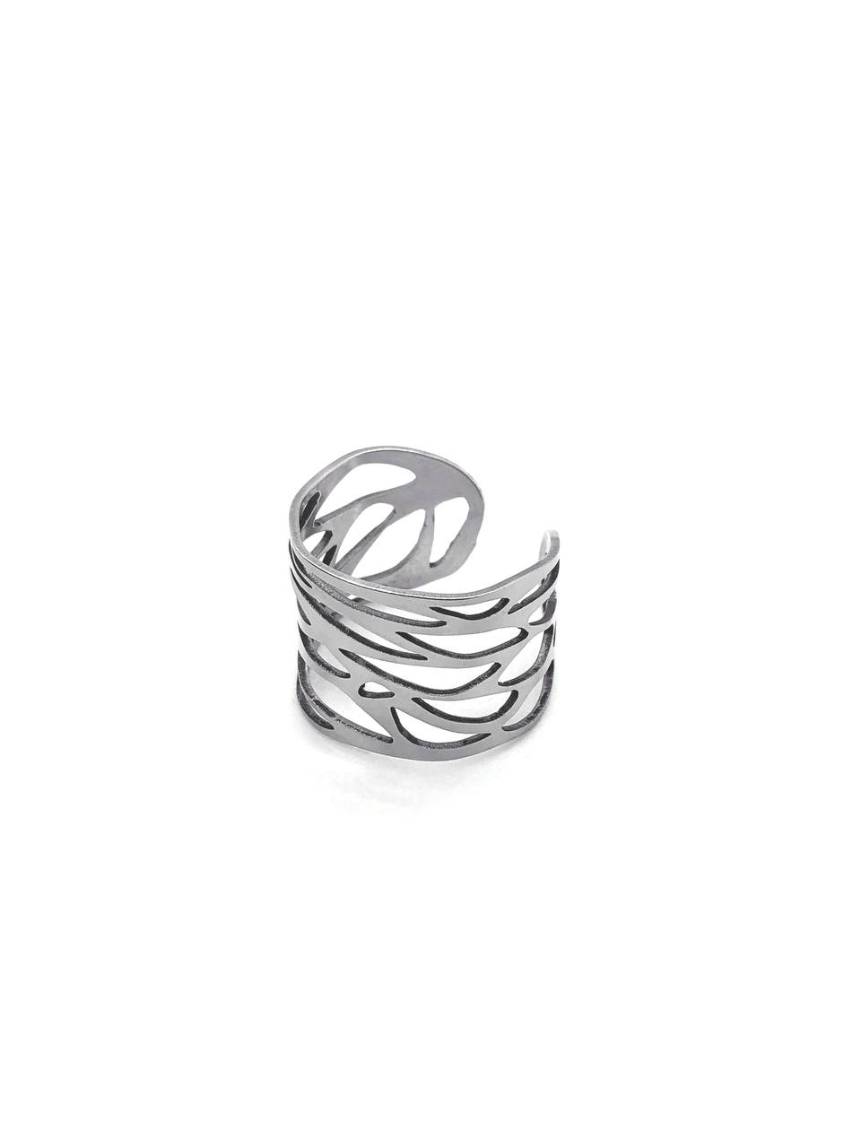 "ABSTRACTION" WIDE RING