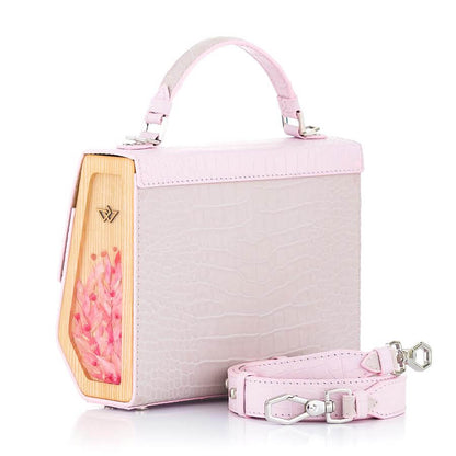 FJORD PINK/BEIGE CROCO MINI