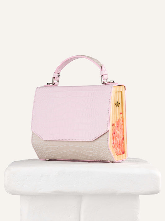 FJORD PINK/BEIGE CROCO