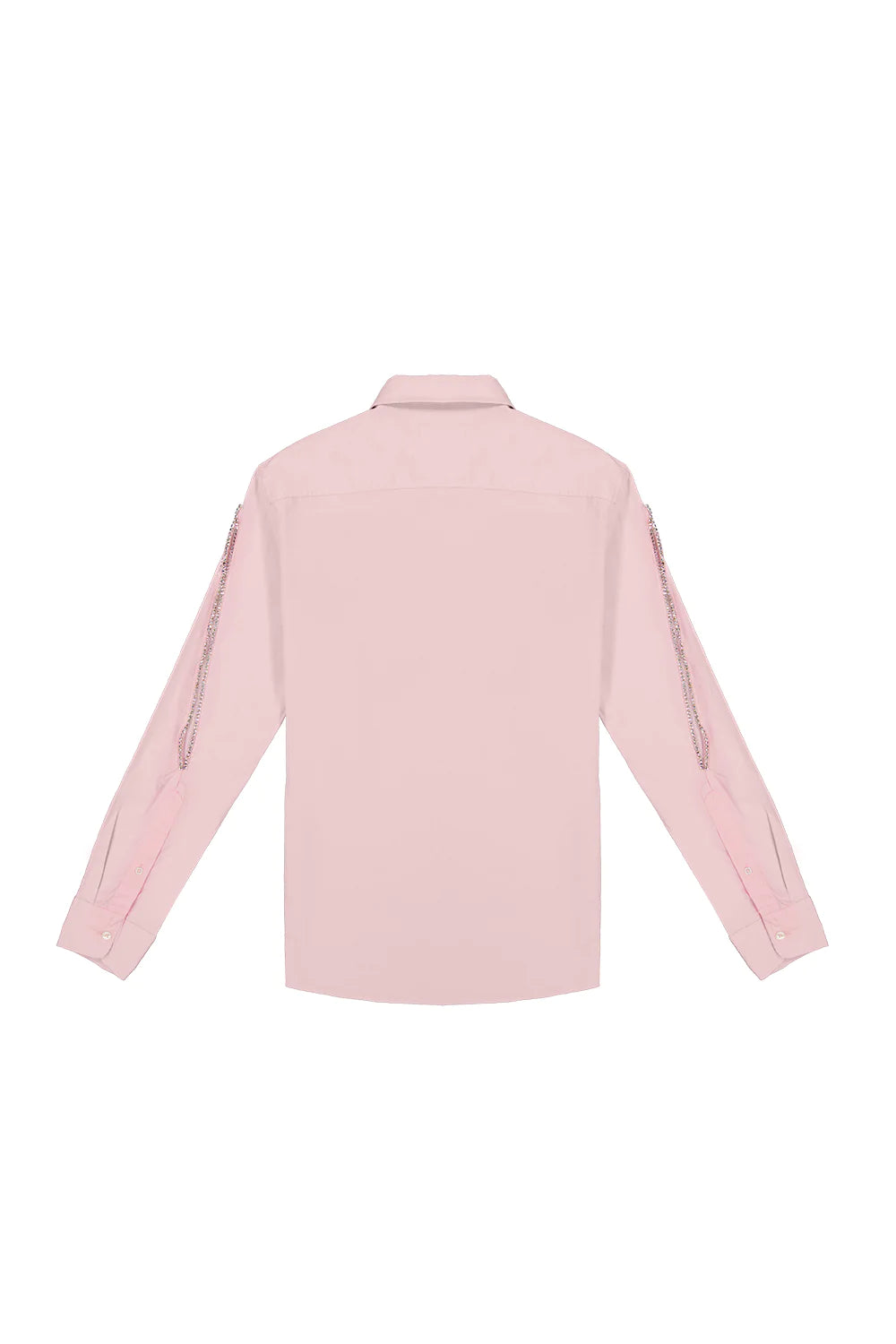 PINK SHIRT WITH CRYSTAL ELEMENTS