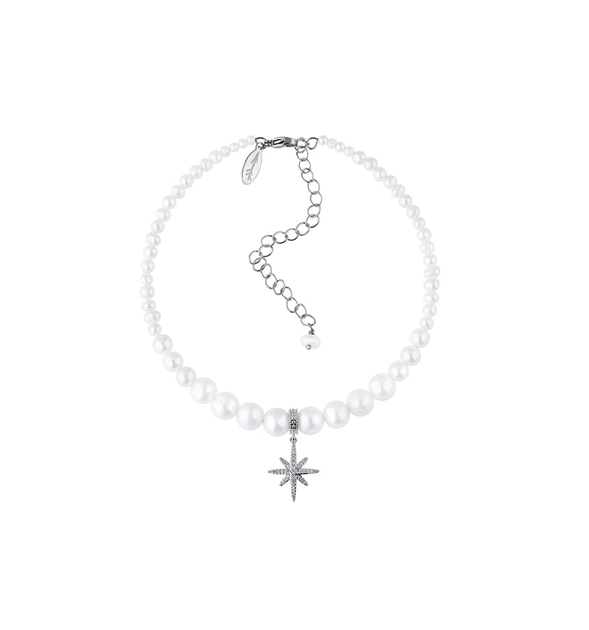 «MORNING STAR» PEARL CHOKER