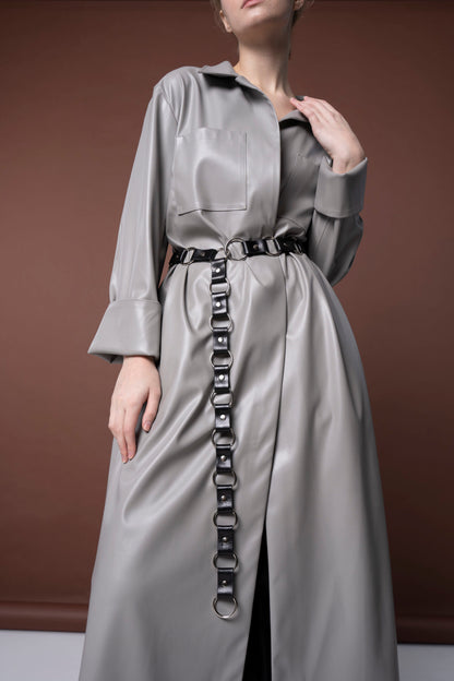 EXTRA LONG BELT "SAN FRANCISCO" WITH METAL RINGS | ONLY 1 PC