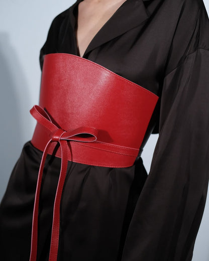 MODERN MID CENTURY CORSET BELT RED | ONLY 1 PC