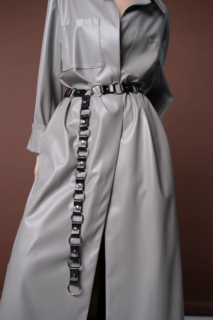 EXTRA LONG BELT "SAN FRANCISCO" WITH METAL RINGS | ONLY 1 PC