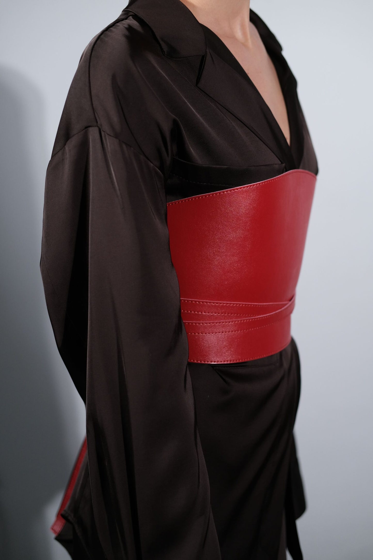 MODERN MID CENTURY CORSET BELT RED | ONLY 1 PC
