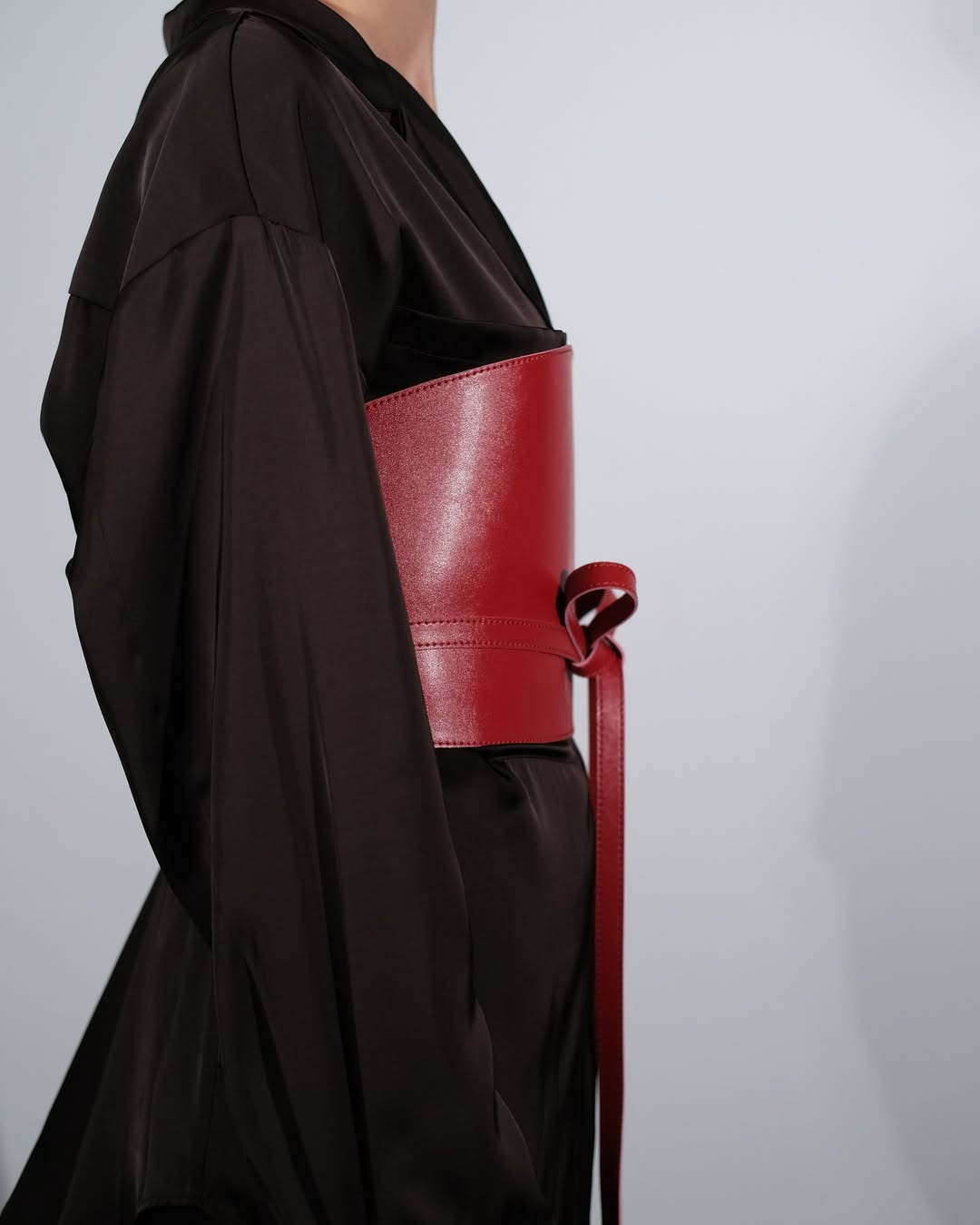 MODERN MID CENTURY CORSET BELT RED | ONLY 1 PC