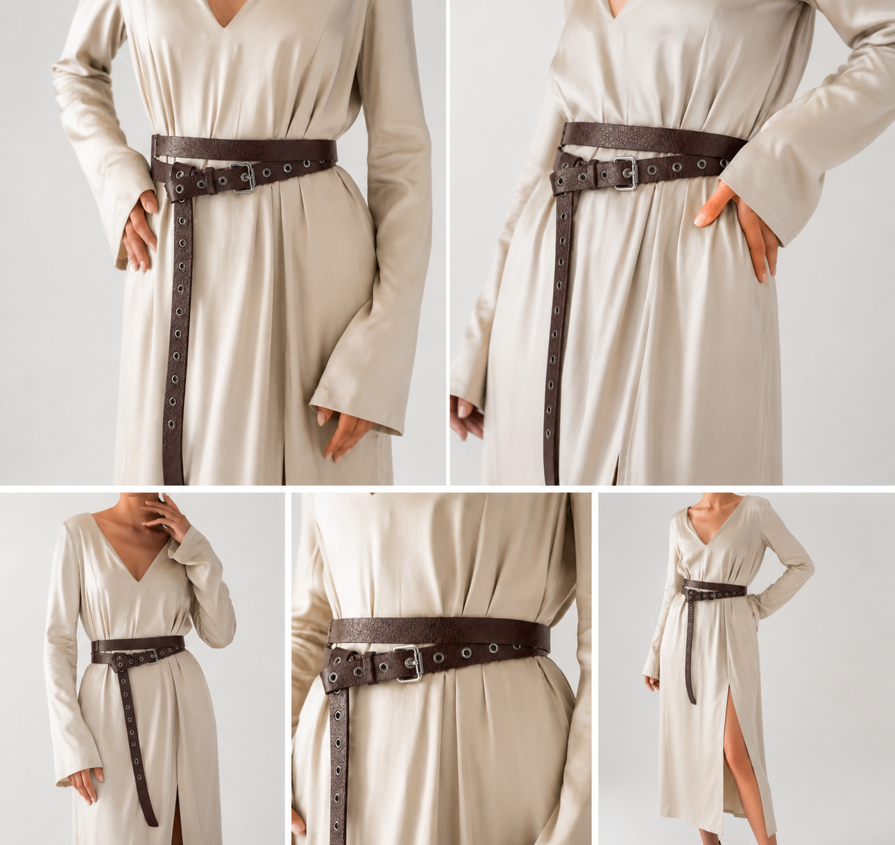 DOUBLE WRAP LEATHER BELT 2.0 BROWN | ONLY 1 PC