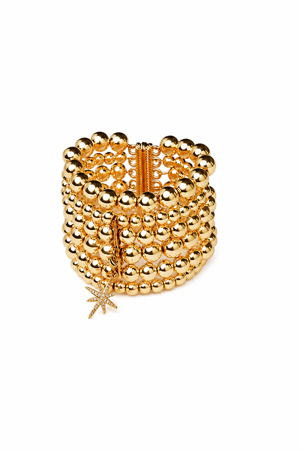 “MORNING STAR” CERAMIC BEADS BRACELET GOLD | ONLY 1 PC