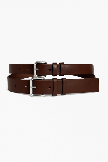 LEATHER BELT “3 IN 1” wear together or separately (COLOUR OPTIONS)