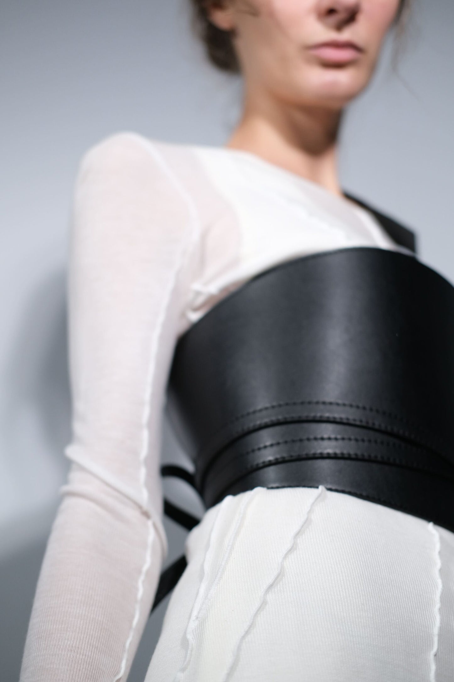 MODERN MID CENTURY CORSET BELT BLACK | ONLY 1 PC