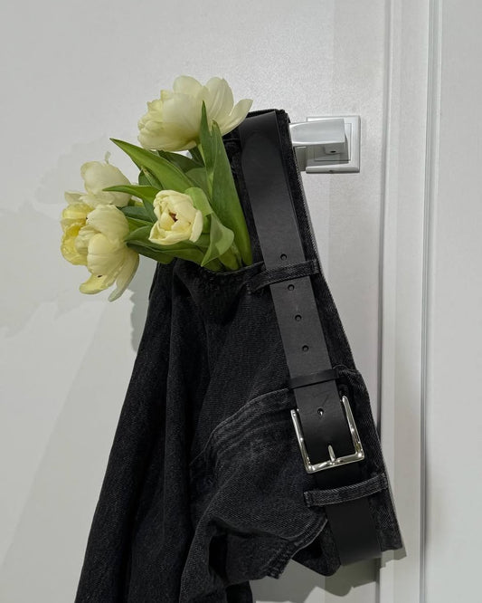 UNISEX LEATHER BELT “SHARP CLASSIC” (BLACK & BROWN COLOUR OPTIONS)