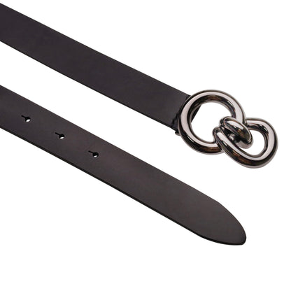 LEATHER BELT “LOOP” BLACK, BEIGE OR LIGHT BROWN | ONLY 1 PC EACH