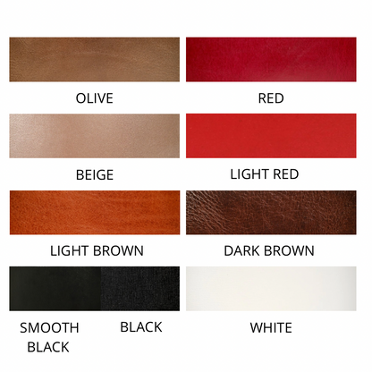LEATHER BELT “LOOP” BLACK, BEIGE OR LIGHT BROWN | ONLY 1 PC EACH