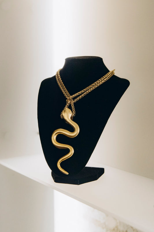 “SNAKE” NECKLACE GOLD | ONLY 1 PC