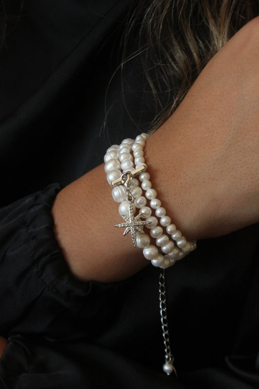 «MORNING STAR» PEARL BRACELET