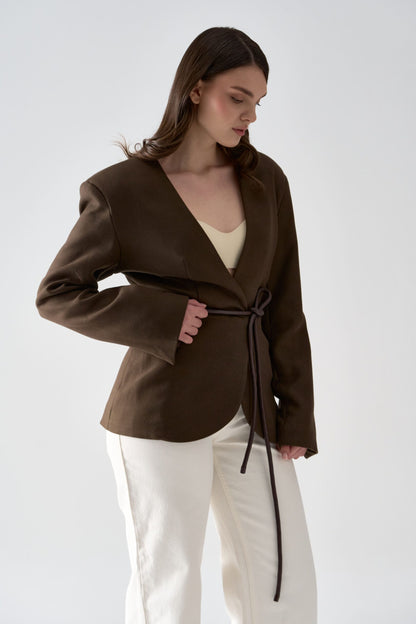 LEATHER CORD DARK BROWN | ONLY 1 PC
