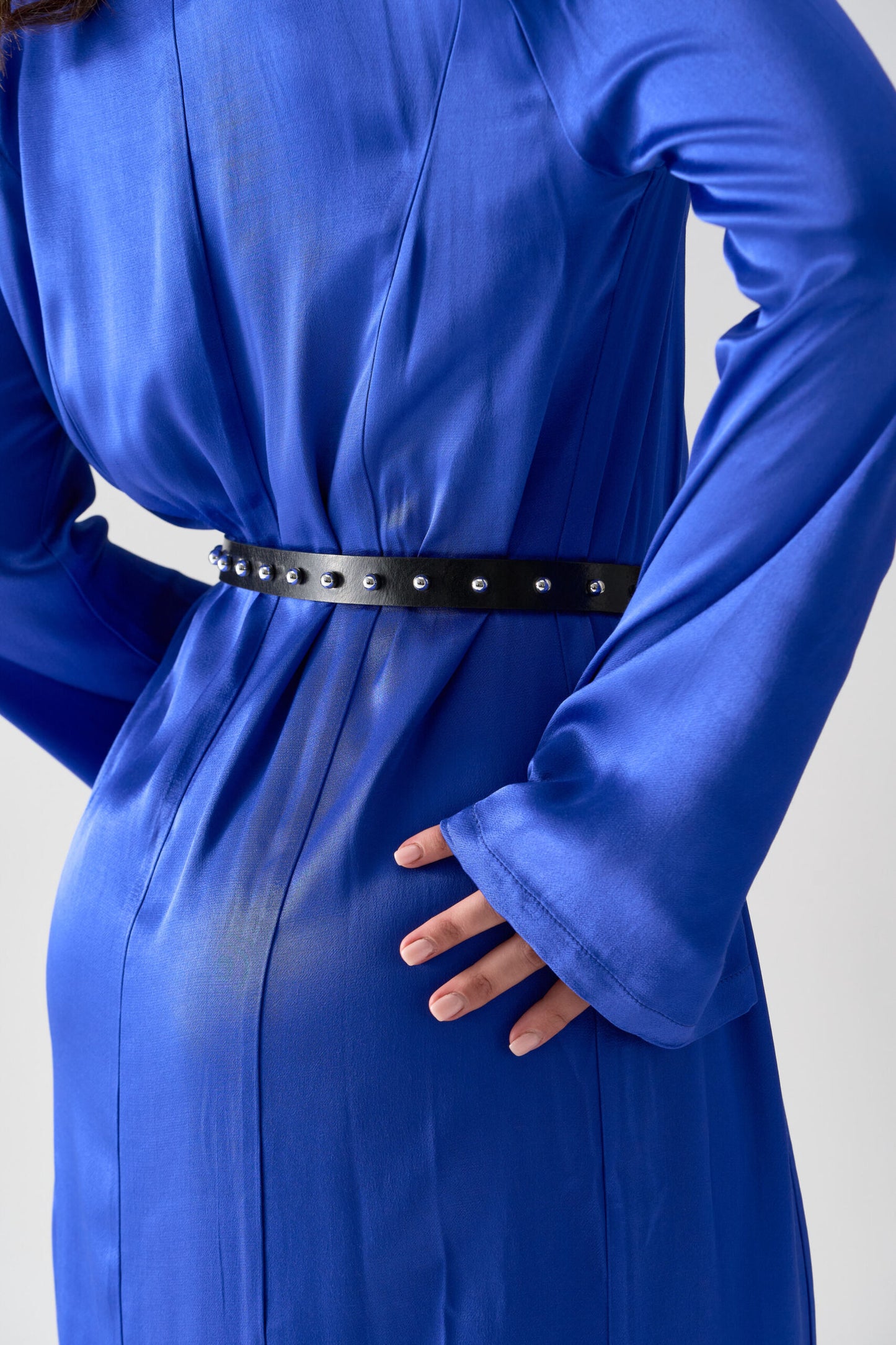 LEATHER BELT "BELLA" BLACK | ONLY 1 PC