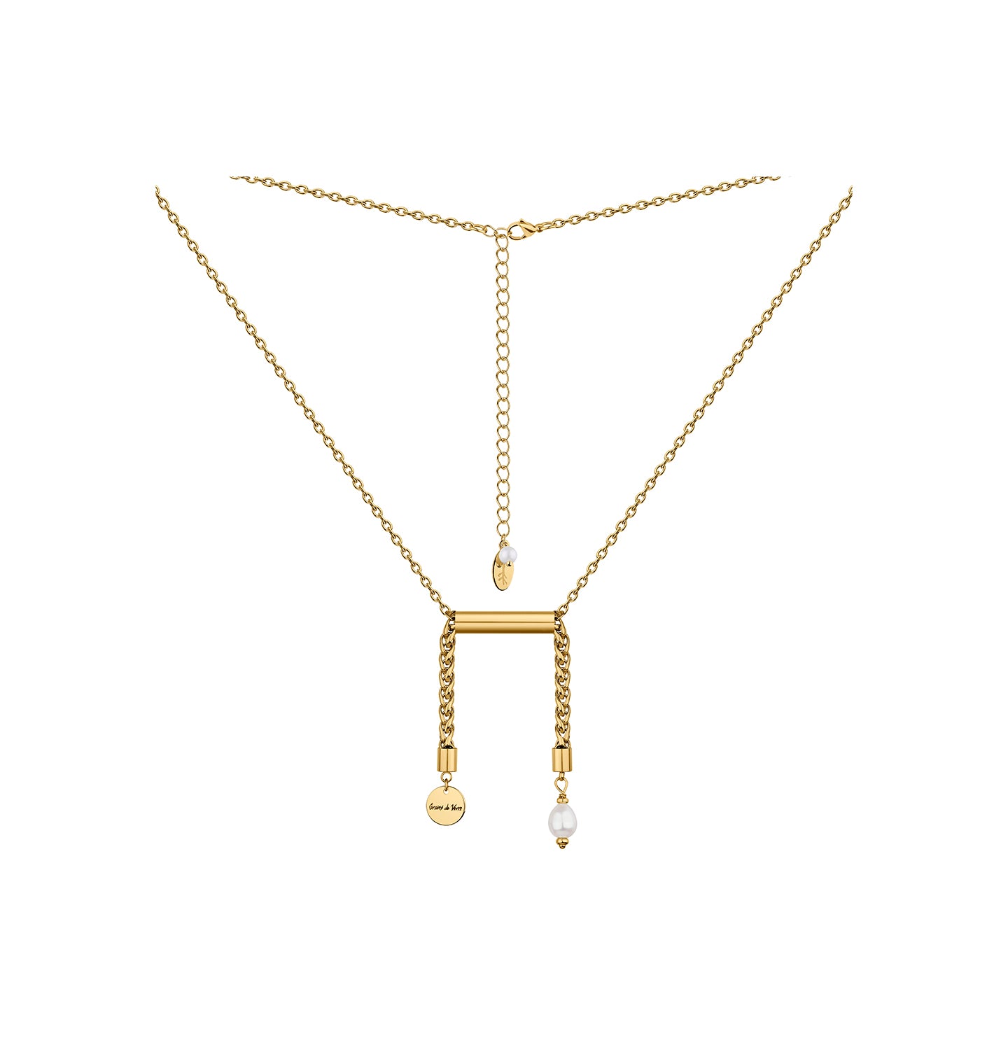 “LIBRA” NECKLACE WITH PEARL