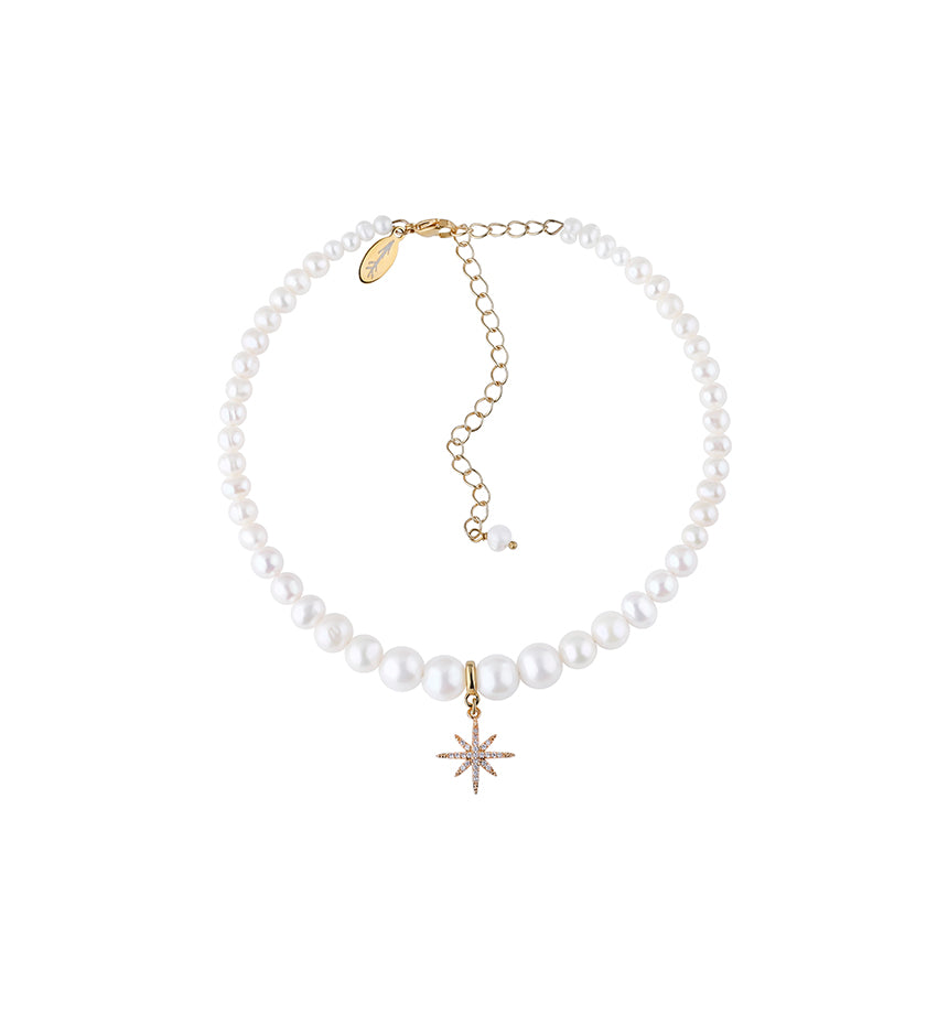 «MORNING STAR» PEARL CHOKER