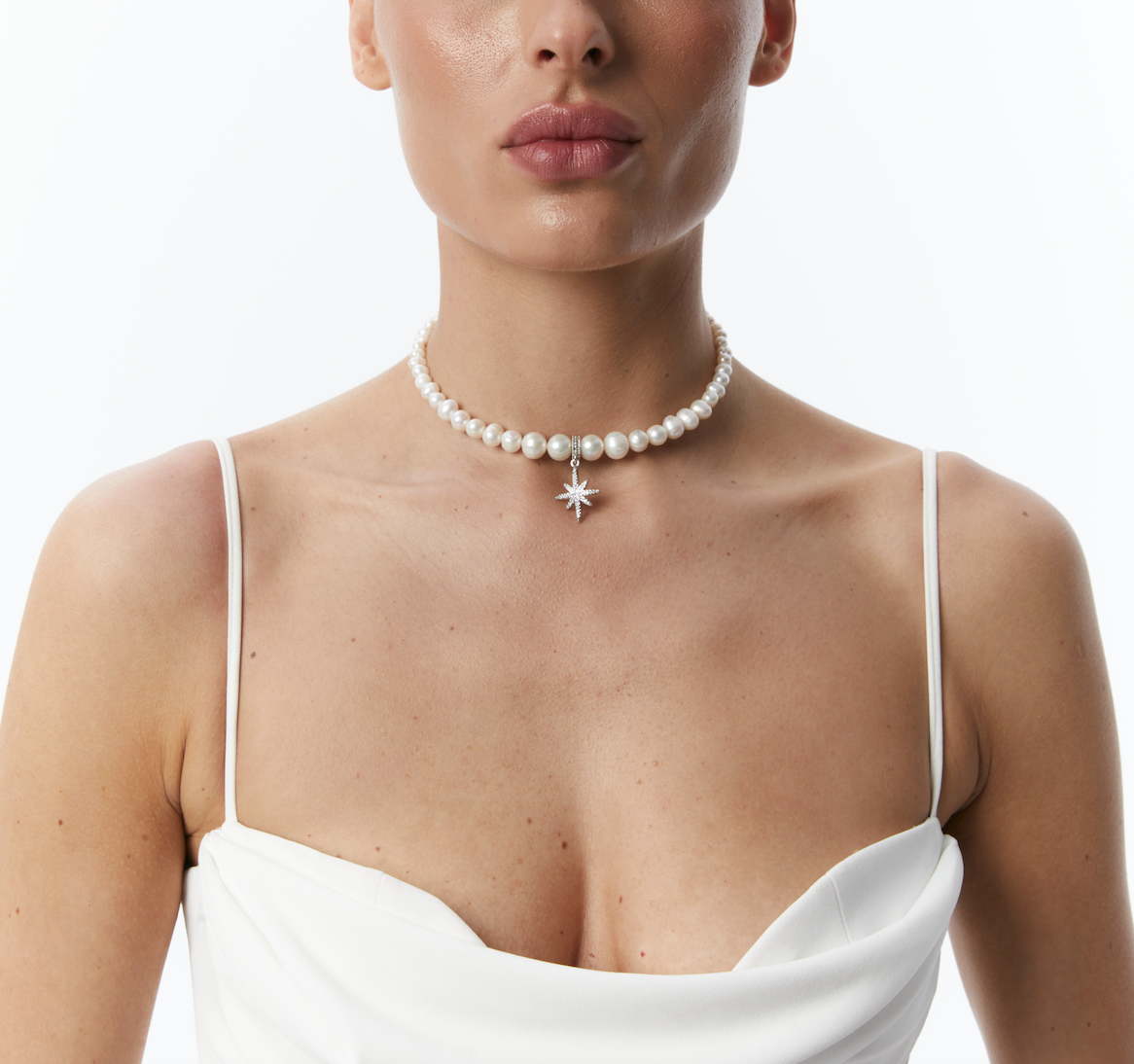 «MORNING STAR» PEARL CHOKER