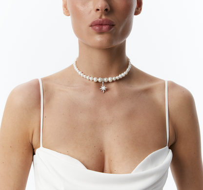 «MORNING STAR» PEARL CHOKER